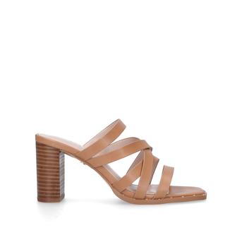 Safe Camel Block Heel Mules from Carvela