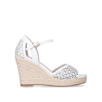 Satire White Wedge Sandals from Carvela