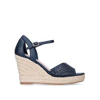 Satire Navy Wedge Sandals from Carvela