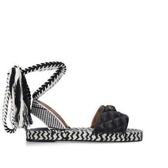 Mila Black Flat Sandals from Kurt Geiger London