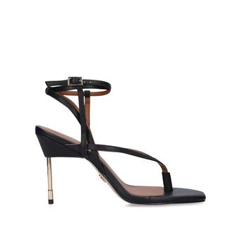 Barker Sandal Black Stiletto Heel Sandals from Kurt Geiger London