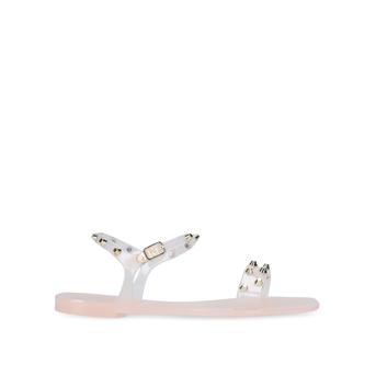 Reprise Nude Perspex Studded Sandals from KG Kurt Geiger