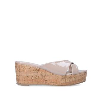 South Blush Cork Heel Wedges\n from Carvela
