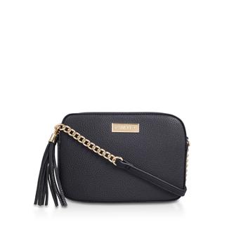 Izzy Tassel Cross Body Black Cross Body Bag from Carvela