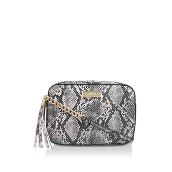Izzy Tassel Cross Body Snake Print Cross Body Bag from Carvela