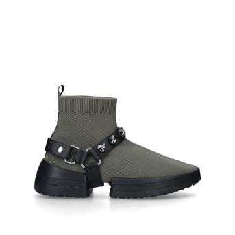 Livvy Khaki Sock Sneakers from KG Kurt Geiger