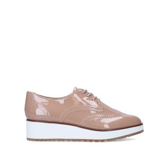 ladies flatform brogues