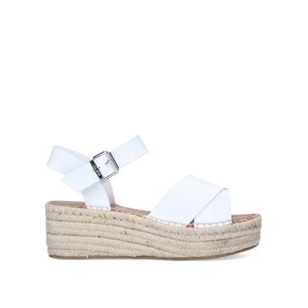 Tineviel White Flatform Sandals from Aldo