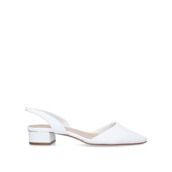 Anathana White Block Heel Courts from Aldo