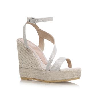 Klassy Gold High Heel Wedge Shoes from Carvela