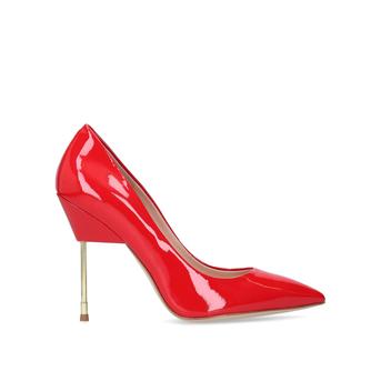 Britton Red High Heel Court Shoes from Kurt Geiger London