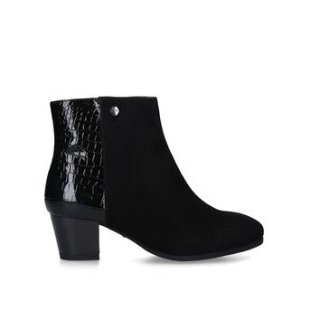 Rani Black Low Heel Chelsea Boots from Carvela Comfort