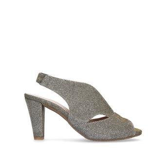 Arabella Metallic Mid Heel Sandals from Carvela Comfort