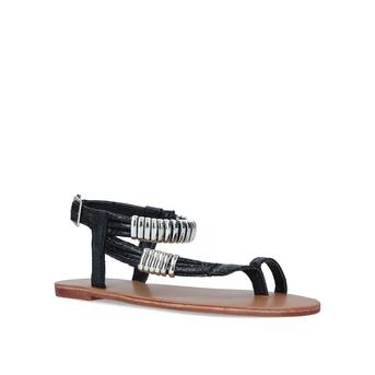 carvela klipper sandals black