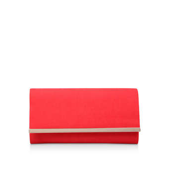 kurt geiger nude clutch bag
