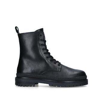 mens black leather boots sale