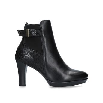 Rae Black Mid Heel Calf Boots from Carvela Comfort