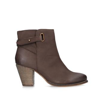 Smart Brown Block Heel Ankle Boots from Carvela