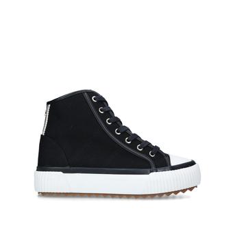 Liason High Top Black High Top Canvas Sneakers from Carvela