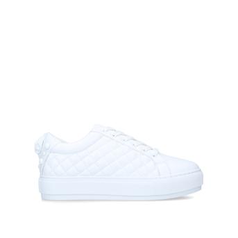 Laney Eagle Drench White Quilted Leather Chunky Sneakers from Kurt Geiger London
