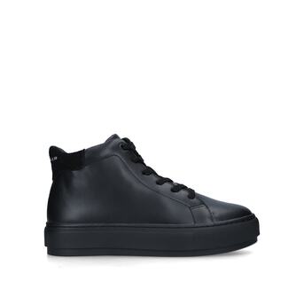 kurt geiger laney black trim trainers