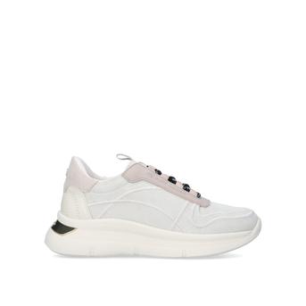 Vegan Kaker Mesh White Vegan Lace Up Sneakers from KG Kurt Geiger