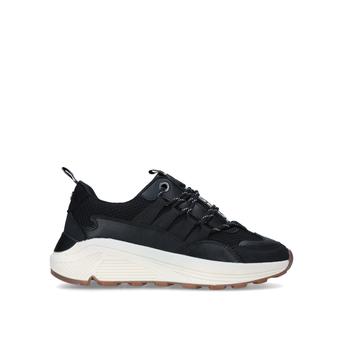Vegan Loaded Hiker Black Vegan Chunky Sneakers from KG Kurt Geiger