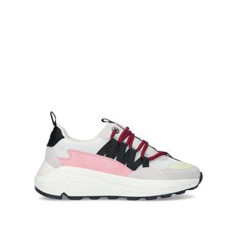 Vegan Loaded Hiker Pink Multi Vegan Chunky Sneakers from KG Kurt Geiger