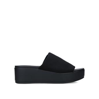 Ripped Black Flatform Sandals from KG Kurt Geiger
