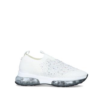 Scatter Bubble White Embellished Bubble Sole Trainer\n from Carvela