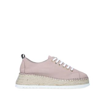 Chase Blush Leather Espadrille Flatform Sneakers from Carvela Comfort