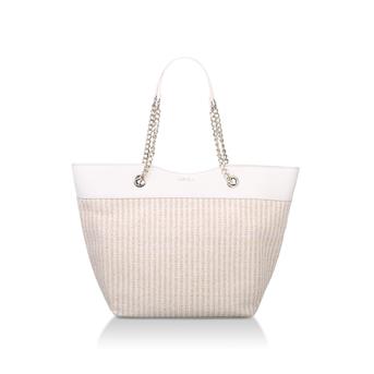 Lucia Raffia Shopper Bone Raffia Shopper Shoulder Bag from Carvela