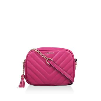 Lara Tassel Cross Body Fuchsia Tassel Cross Body Bag from Carvela