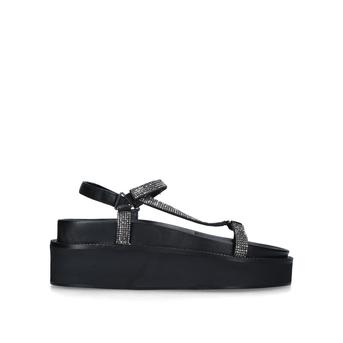 Bedlam Black Embellished Platforms Sandals from Carvela
