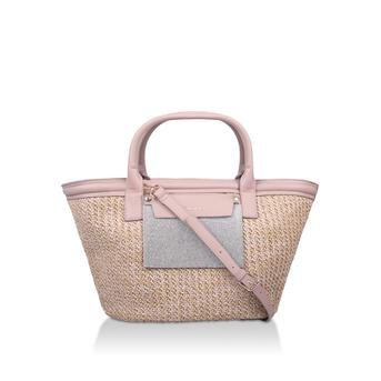 Leah Raffia Tote Embellished Raffia Tote Bag from Carvela