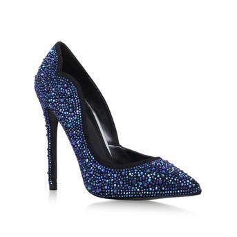 Glassy Blue High Heel Court Shoes from Carvela