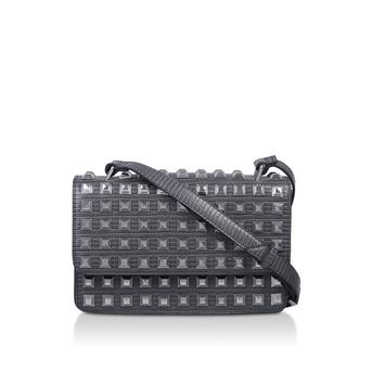 Pixie Studded Crossbody Grey Studded Cross Body Bag from Carvela