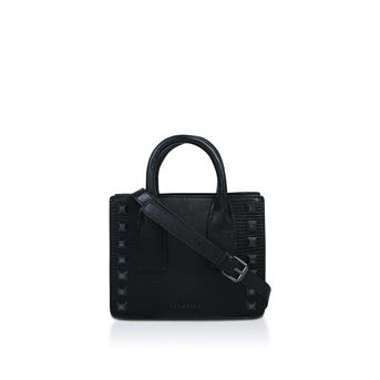 Pixie Studded Mini Tote Black Lizard Print Mini Tote Bag from Carvela