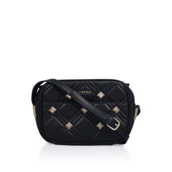 Gigi Quilt Stud Crossbody Black Quilt Stud Cross Body Bag from Carvela