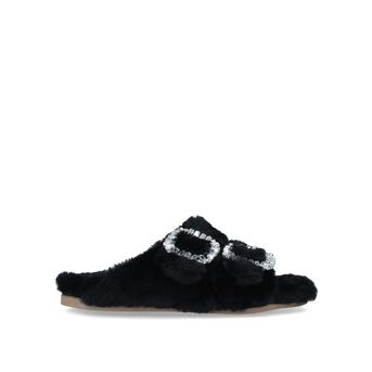 carvela pom pom slippers