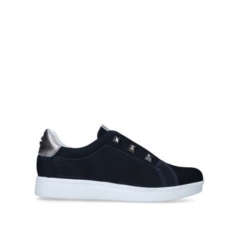 navy carvela trainers