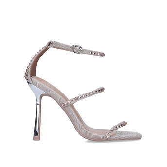 carvela white heeled sandals