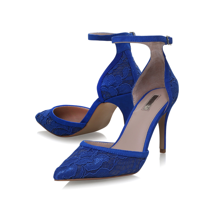 kurt geiger blue heels