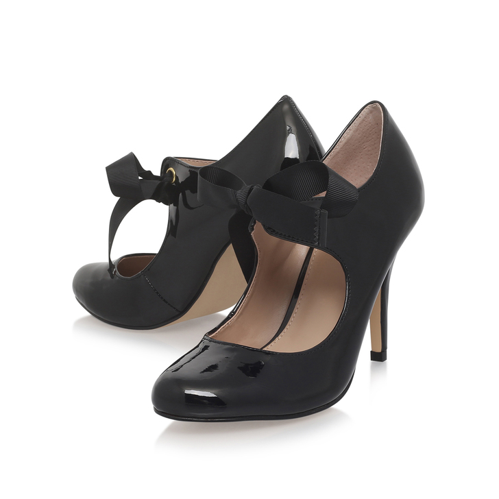 Katrina 2 Blackmid Heel Court Shoes By 