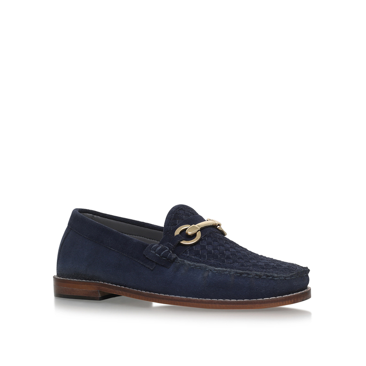 Kent Navy Loafer Shoes By KG Kurt 