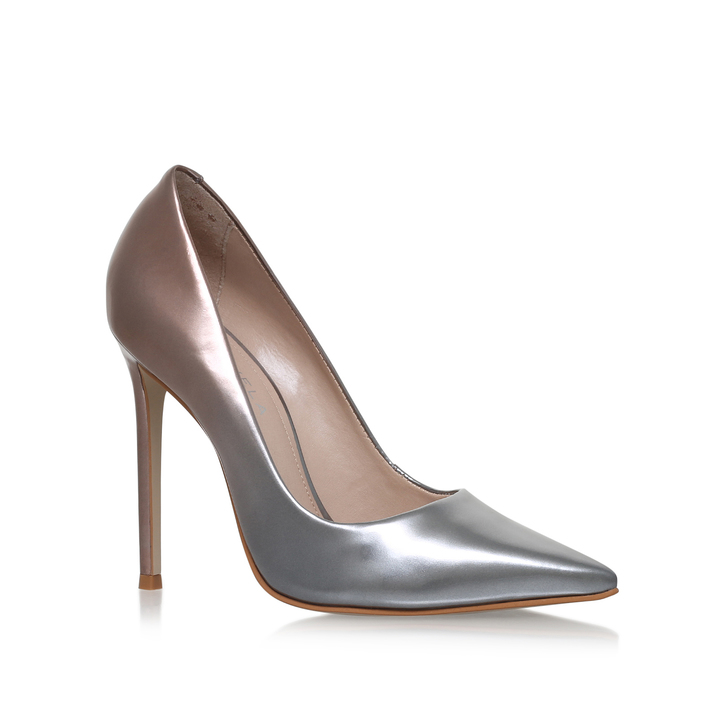 Alice Metallic High Heel Court Shoes By Carvela | Kurt Geiger