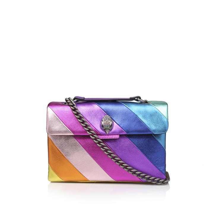 rainbow purse and sandals