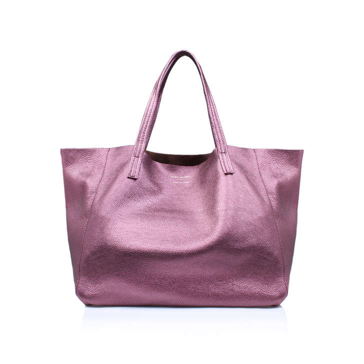 Violet Horizontal Tote Metallic Tote Bag By Kurt Geiger London | Kurt ...