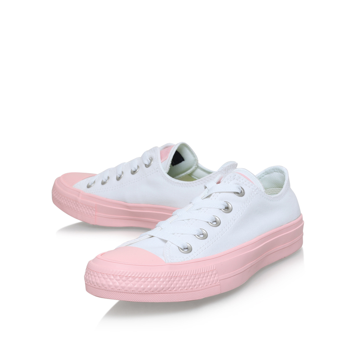 pink sole converse
