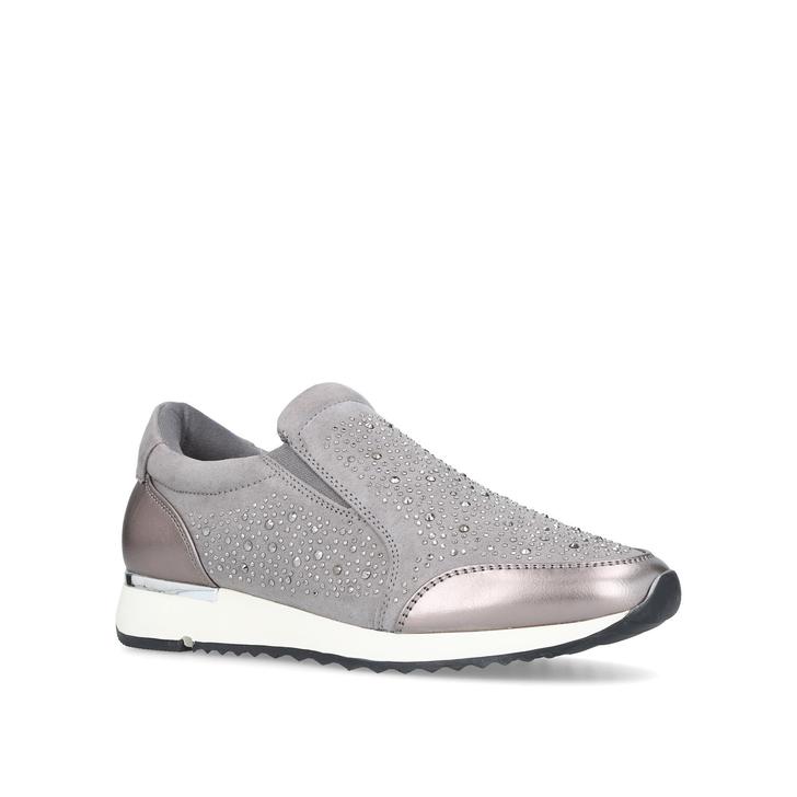 grey carvela trainers